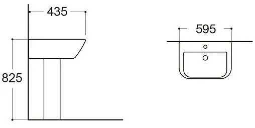 Пьедестал Aquatek  белый AQ5442-00