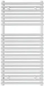 Полотенцесушитель водяной лесенка Lazzarini Ragusa 730х500 белый 383715, 1