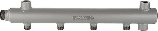 Коллектор распределительный концевой 2 отвода 1&quot;н x ½&quot;н Ду 40мм Valtec VTc.510.BS.060402