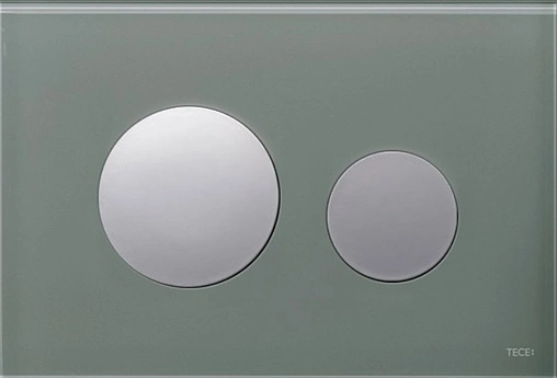 Клавиша смыва для унитаза TECEloop Modular кнопки/хром глянцевый, стекло на выбор