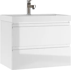 Тумба-умывальник подвесная Домино Graffo 70 белый DGr2115T+4627173210171, 1