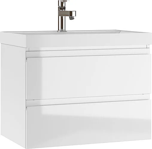 Тумба-умывальник подвесной Домино Graffo 70 белый DGr2115T+4627173210171