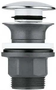 Выпуск автоматический для раковины с переливом Grohe хром 40824000 Выпуск автоматический для раковины с переливом Grohe хром 40824000, 1