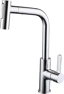 Смеситель для кухни с выдвижным изливом SMARTsant хром SM134040AA Смеситель для кухни с выдвижным изливом SMARTsant хром SM134040AA, 1