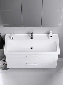 Тумба-умывальник подвесная Aqwella Manchester 100 белый MAN01102+4640021065204 Тумба-умывальник подвесная Aqwella Manchester 100 белый MAN01102+4640021065204, 5