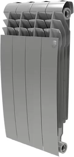 Радиатор биметаллический 4 секции Royal Thermo BiLiner 500 Silver Satin RTBSS50004