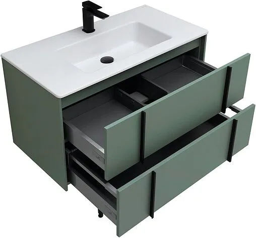 Тумба под умывальник подвесная Allen Brau Reality 90 олива 1.32006.CGM