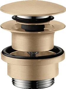 Выпуск автоматический для раковины Hansgrohe шлифованная бронза 50100140 Выпуск автоматический для раковины Hansgrohe шлифованная бронза 50100140, 1