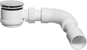 Сифон для душевого поддона Mc Alpine хром MRS6C-SLF-65, 1