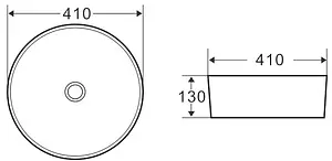 Раковина BelBagno 41 черный матовый BB1315-H301, 2