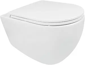 Унитаз подвесной безободковый ISVEA Infinity белый 10NF02001SV Унитаз подвесной безободковый ISVEA Infinity белый 10NF02001SV, 1