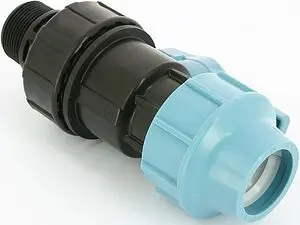 Кран шаровый с переходом на пнд трубу 32мм x 1&quot;н Unidelta 1072032004001, 4