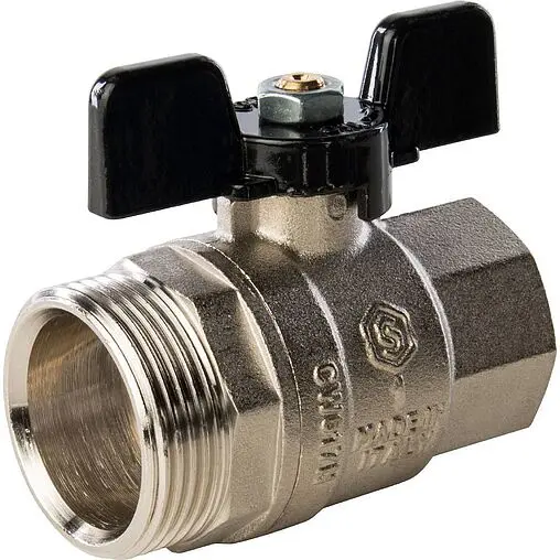 Кран шаровый с американкой 1"в x 1"н Stout SVB-0007-000025