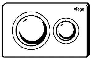 Клавиша смыва для унитаза Viega Prevista Visign for Style 20 8610.1 773786 хром матовый Клавиша смыва для унитаза Viega Prevista Visign for Style 20 8610.1 773786 хром матовый, 3