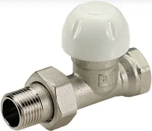 Вентиль терморегулирующий прямой ½" в/н Tiemme 3300012 Вентиль терморегулирующий прямой ½" в/н Tiemme 3300012, 1