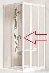 Боковая стенка 750мм прозрачное стекло Ravak Supernova APSS-75 94030102Z1, 1