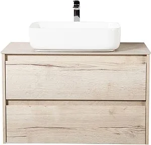 Тумба-умывальник подвесная BelBagno KRAFT 80 Rovere Galifax Bianco KRAFT-800-2C-SO-RGB+, 1