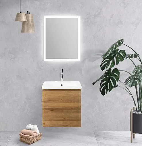 Зеркало с подсветкой BelBagno 50x60 механическая кнопка SPC-GRT-500-600-LED-BTN