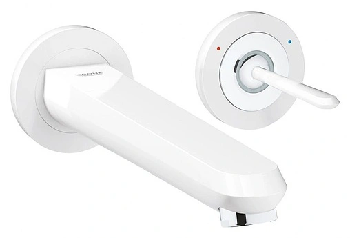 Смеситель для раковины из стены Grohe Eurodisc Joy белый 19969LS0