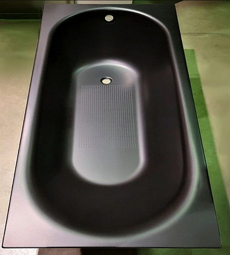 Ванна стальная Bette Comodo 180х80 anti-slip+easy-clean черный матовый 1251-035 PLUS AR