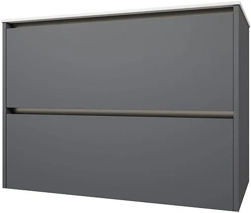 Тумба под умывальник подвесная Allen Brau Activity 90 платина/олива браш 1.34013.PGM