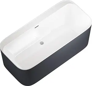 Ванна акриловая отдельностоящая Allen Brau Infinity 1 170x80 белый/панель антрацит 2.21001.20/AM Ванна акриловая отдельностоящая Allen Brau Infinity 1 170x80 белый/панель антрацит 2.21001.20/AM, 1