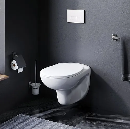 Унитаз подвесной безободковый Am.Pm Sense FlashClean белый C741700WH