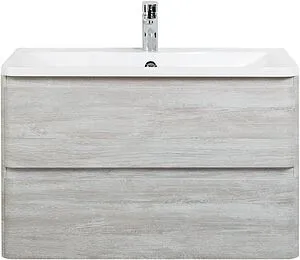 Тумба-умывальник подвесная BelBagno ALBANO 90 Rovere Vintage Bianco ALBANO-900-2C-SO-RVB+BB900/455-LV-MR-ALR Тумба-умывальник подвесная BelBagno ALBANO 90 Rovere Vintage Bianco ALBANO-900-2C-SO-RVB+BB900/455-LV-MR-ALR, 1