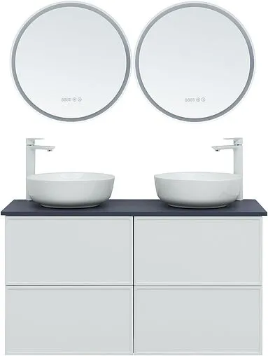 Тумба-умывальник Aquanet Арт 60 белый матовый 00313254+00306390