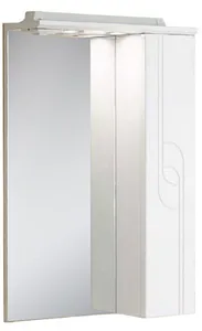 Шкаф-зеркало Aquaton Панда 50 R белый 1A007402PD01R, 1