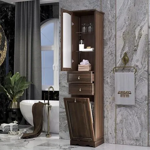 Шкаф-пенал напольный Opadiris Риспекто 40 L cветлый орех 00-00005840