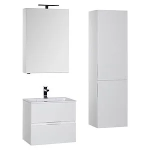 Шкаф-пенал подвесной Aquanet Алвита 40 R белый 00184303 Шкаф-пенал подвесной Aquanet Алвита 40 R белый 00184303, 4