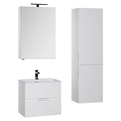 Шкаф-пенал подвесной Aquanet Алвита 40 R белый 00184303