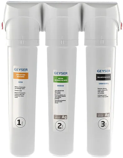 Фильтр под мойку для жесткой воды Гейзер Смарт Био 521 11056