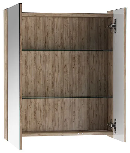 Шкаф-зеркало Домино Bruno 60 дуб вотан DBr2902HZ