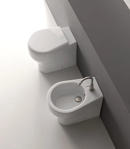 Биде напольное Kerasan K 09 белый 362101