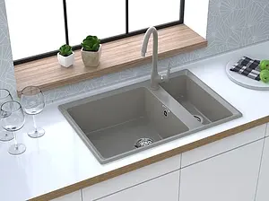 Мойка кухонная GranFest Level LV-760K бежевый Мойка кухонная GranFest Level LV-760K бежевый, 4