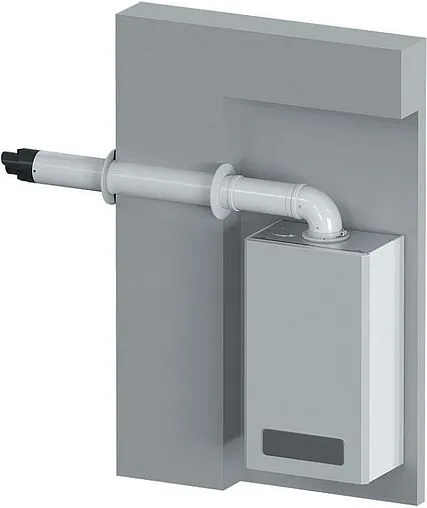 Комплект дымохода Антилед Ø 60/100мм L=1000мм Krats Антилёд KTL-01B-075