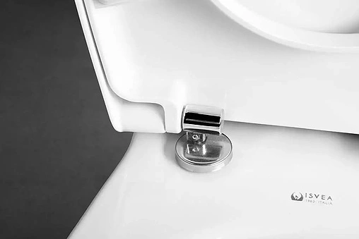 Крышка-сиденье для унитаза с микролифтом ISVEA D30 белый 40D30200I