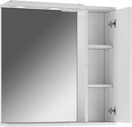 Шкаф-зеркало Домино Cube 65 R белый DC5007HZ