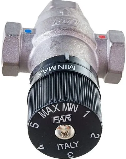 Трехходовой термостатический смесительный клапан ½&quot; +25...+65°С Kvs 2.2 Far Termo FA 3950 12