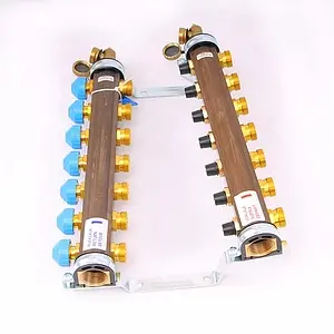 Группа коллекторная без расходомеров 7 отводов 1"в/в x ¾"ек Watts HKV 10004182 Группа коллекторная без расходомеров 7 отводов 1"в/в x ¾"ек Watts HKV 10004182, 4