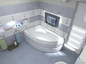 Ванна акриловая Bas Сагра 160x100 L В00031 Ванна акриловая Bas Сагра 160x100 L В00031, 3