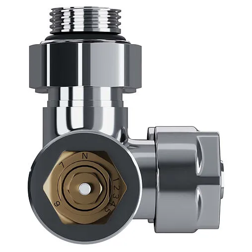 Узел нижнего подключения радиатора терморегулирующий угловой правый 15x1.0 x ¾"ек (½"н) Royal Thermo Design Pro хром RANPU11215CH Узел нижнего подключения радиатора терморегулирующий угловой правый 15x1.0 x ¾"ек (½"н) Royal Thermo Design Pro хром RANPU11215CH