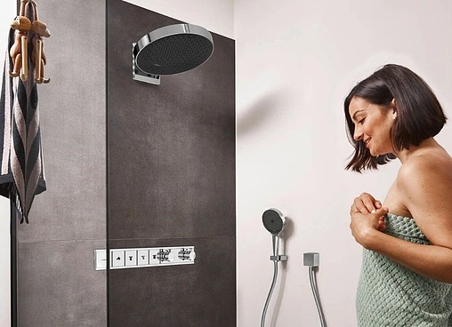 Термостат для 4 потребителей Hansgrohe RainSelect хром 15382000