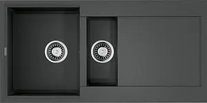 Мойка кухонная Omoikiri Sakaime 100-2-PL платина 4993899, 1