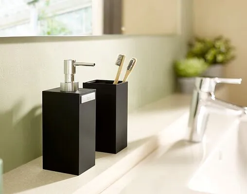 Дозатор для жидкого мыла Roca Rubik хром/чёрный 816841024