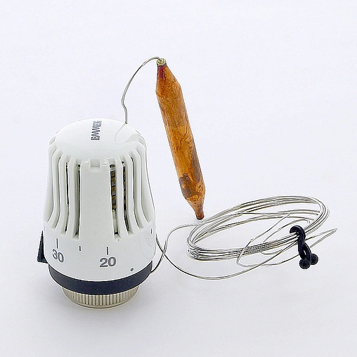 Головка термостатическая с выносным погружным датчиком M30x1.5 Uni-Fitt белый 470E0000