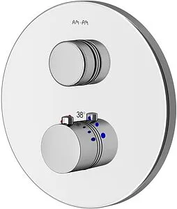 Термостат для 2 потребителей Am.Pm Inspire 2.0 хром F50A75700 Термостат для 2 потребителей Am.Pm Inspire 2.0 хром F50A75700, 1