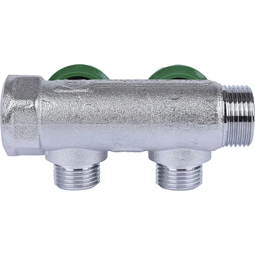 Коллектор регулирующий проходной 2 отвода ¾&quot;в/н x ½&quot;к Stout SMB-6850-341202